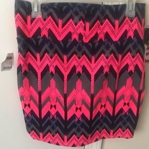Multi color Mini Skirt